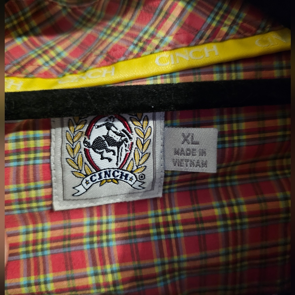 Cinch Mens XL Button Up Western Shirt - Picture 2 of 5